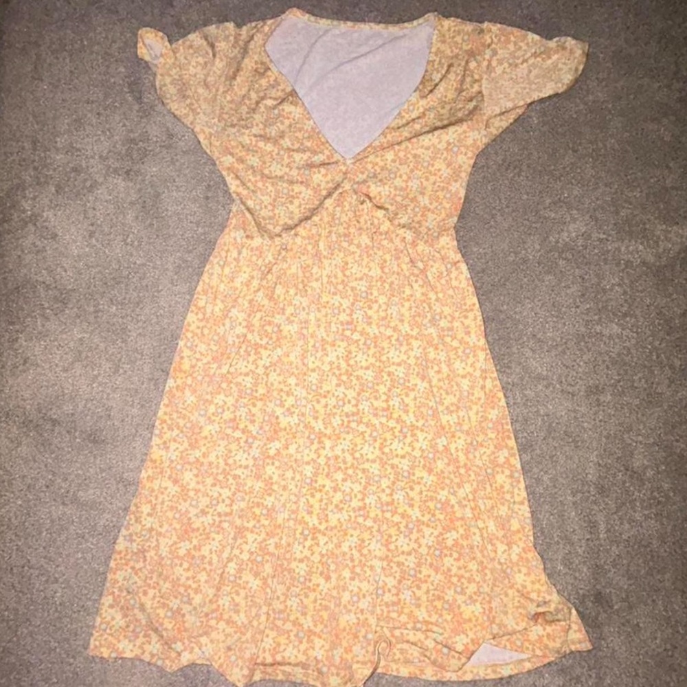 Floral Yellow Dress